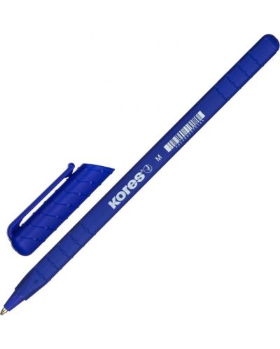 Химикалка Kores - Kor-M, синя - 1
