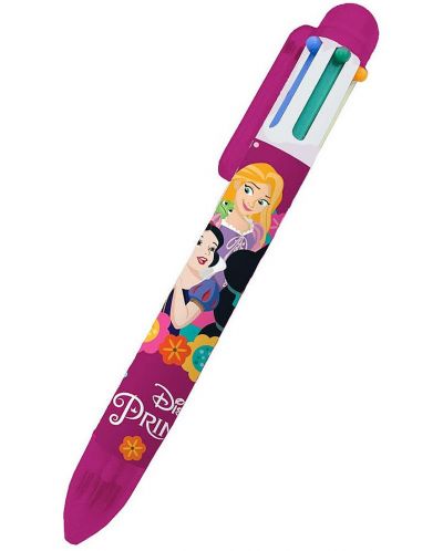 Химикалка Diakakis -  Princess, шестцветна, асортимент - 1