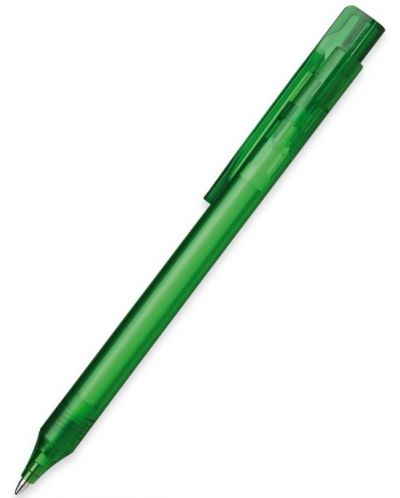 Автоматична химикалка Schneider Essential - М, зелена, прозрачен корпус - 1