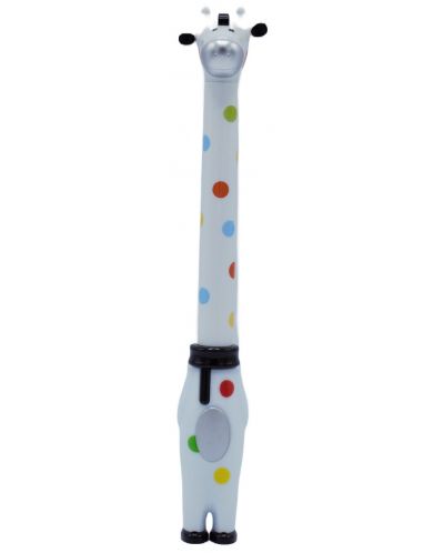 Химикалка с играчка - Бял жираф - 1