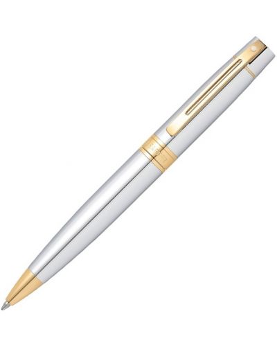 Химикалка Sheaffer 300 - Сребриста със златисто - 1