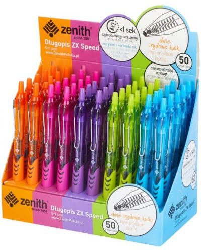 Химикалка Zenith - автоматична, асортимент - 1