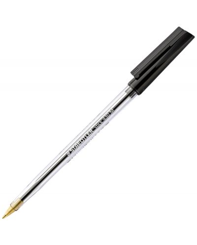 Химикалка Staedtler Stick 430 - Черна, M - 1