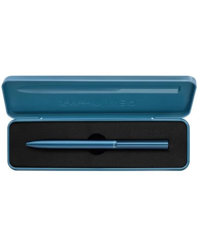Химикалка Pelikan Ineo - Петролено синя, в метална кутия - 3
