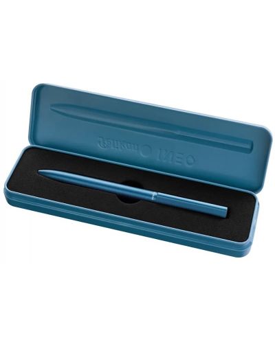 Химикалка Pelikan Ineo - Петролено синя, в метална кутия - 2