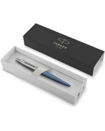 Химикалка с кутия Parker Royal Jotter - Светло синя - 4