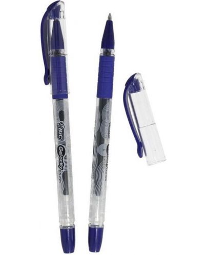 Химикалка с гелово мастило BIC Gel-ocity - Stic, 0.5 mm, синя, 2 броя - 2