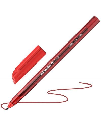 Химикалка Schneider Vizz - M, червена - 1