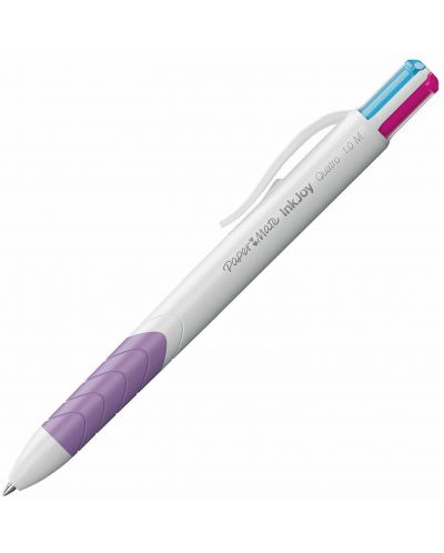 Химикалка Paper Mate Ink Joy Quatro - Четири цвята, лилава - 1