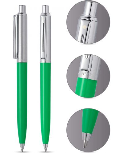 Химикалка Sheaffer - Sentinel, сиво-зелена - 3