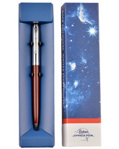 Химикалка Fisher Space Pen Cap-O-Matic - 775 Chrome, бордо - 2