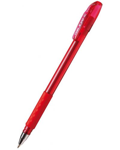 Химикалка Pentel BX487 - Feel - it, 0.7 mm, червена - 1