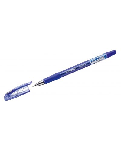 Химикалка с иглен писец Stabilo - Bille, Hi-Flux, синя - 2