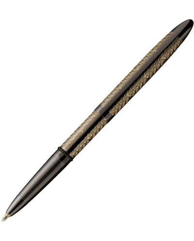 Химикалка Fisher Space Pen 400 - Black Titanium Nitride, келтска плетка - 1