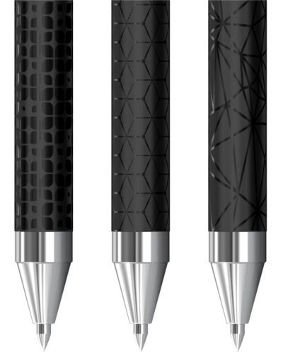 Химикалка Berlingo - Doubleblack, 0.7 mm, асортимент - 2