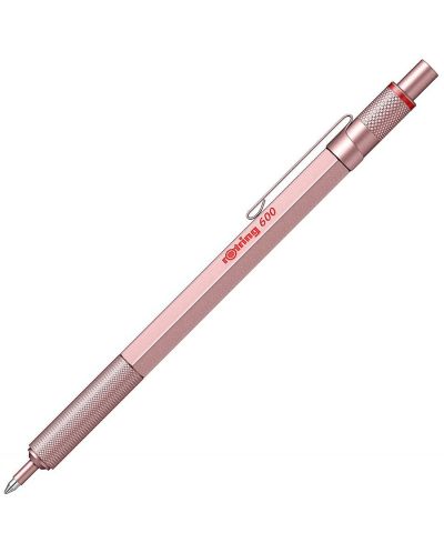 Химикалка Rotring 600 - Розова - 1