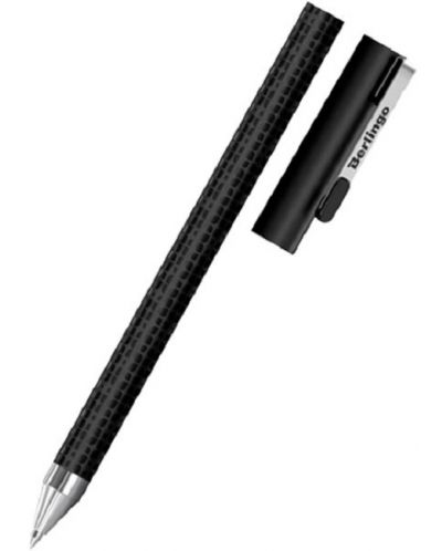 Химикалка Berlingo - Doubleblack, 0.7 mm, асортимент - 1
