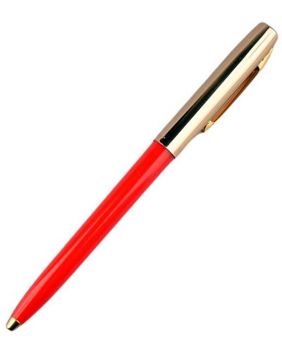 Химикалка Fisher Space Pen Cap-O-Matic - 775 Brass, червена - 1