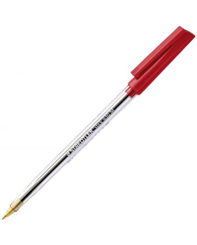 Химикалка Staedtler Stick 430 - Червена, M - 1