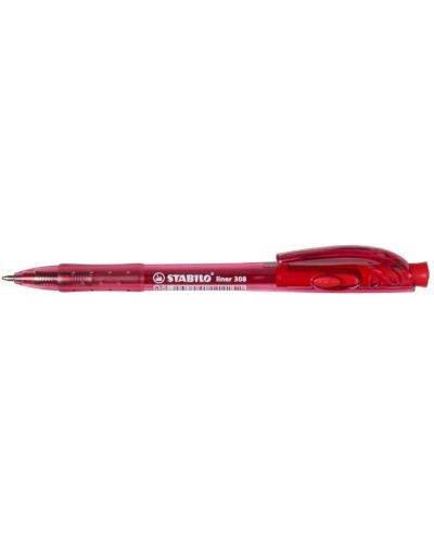 Химикалка Stabilo Liner – F, червена - 1