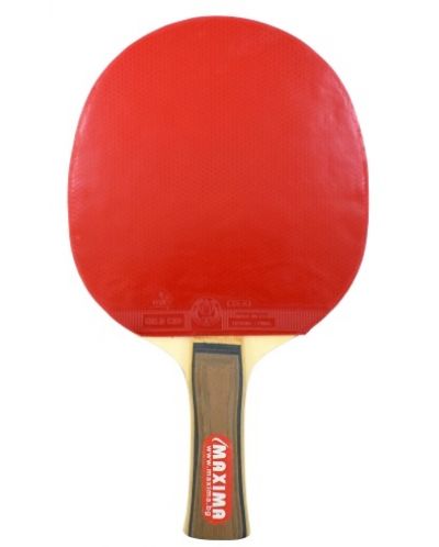 Хилка за тенис на маса Maxima - с калъф, червена - 1