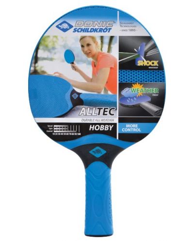 Хилка за тенис на маса Donic - Alltec Hobby, синя - 1