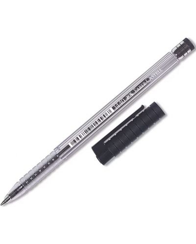 Химикалка Faber-Castell - Черна, 10 броя - 1