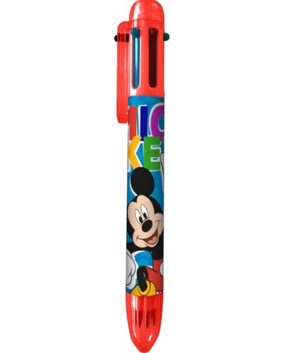 Химикалка с 6 цвята Kids Licensing - Mickey - 1