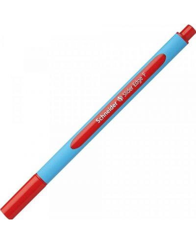 Химикалка Schneider - Slider Edge F, червена - 1