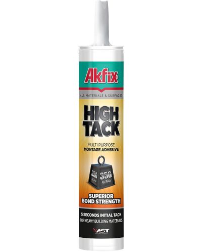Хибридно лепило Akfix - High Tack H, 290 ml, бяло - 1