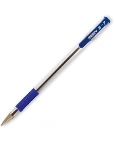 Химикалка Marvy Uchida B7 - 0.7 mm, синя - 1