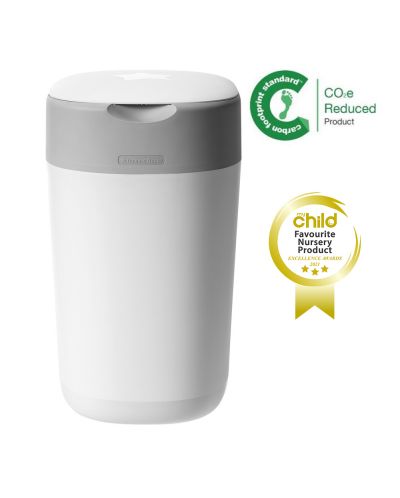 Хигиенен кош за пелени Tommee Tippee - Twist and Click, бял - 5