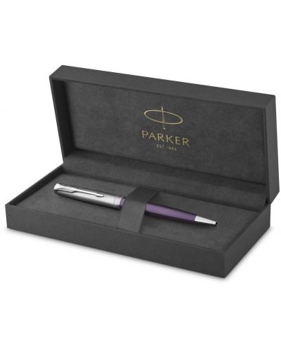 Химикалка Parker Sonnet Essential - Лилава, с кутия - 3