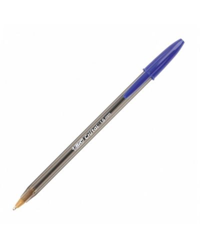 Химикалка BIC - Cristal Large, 1.6 mm, синя, асортимент - 1