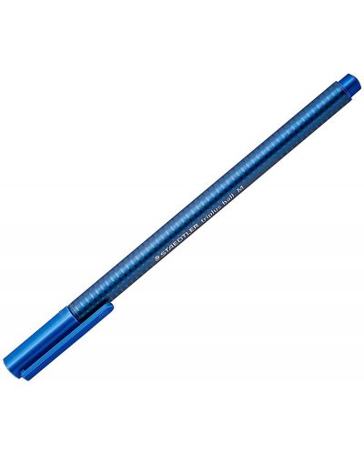 Химикалка Staedtler Triplus 437 - Синя, M - 2