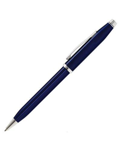 Химикалка Cross Century II – Синя, хромирана - 1