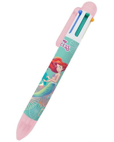Химикалка Diakakis -  Princess, шестцветна, асортимент - 2