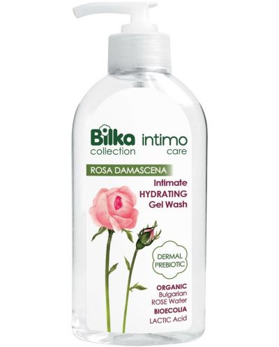 Bilka Intimo Care Хидратиращ интимен гел Rosa Damascena, 200 ml - 1