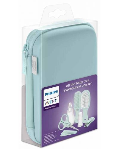 Хигиенен комплект Philips Avent - Грижа за бебето, 10 части, мента - 7
