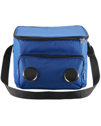 Хладилна чанта с вградена колонка Cellularline - 10914, синя - 1
