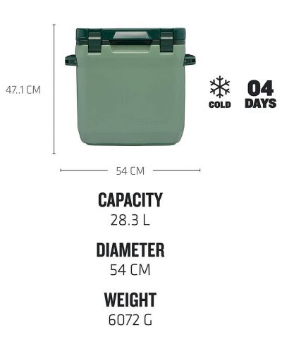 Хладилна чанта Stanley The Cold For Days - Светлозелена, 28.3 l - 4