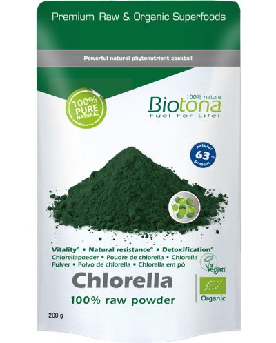 Хлорела на прах, 200 g, Biotona - 1