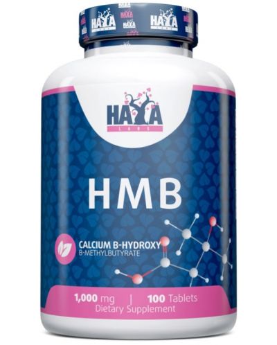 HMB, 1000 mg, 100 таблетки, Haya Labs - 1