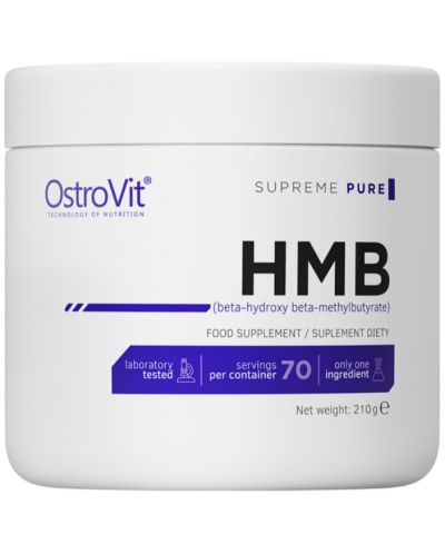 HMB Powder, 210 g, OstroVit - 1
