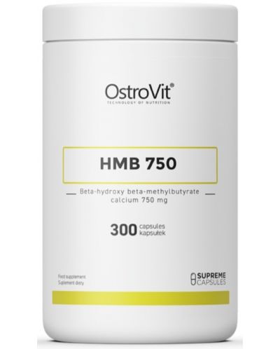 HMB 750, 300 капсули, OstroVit - 1