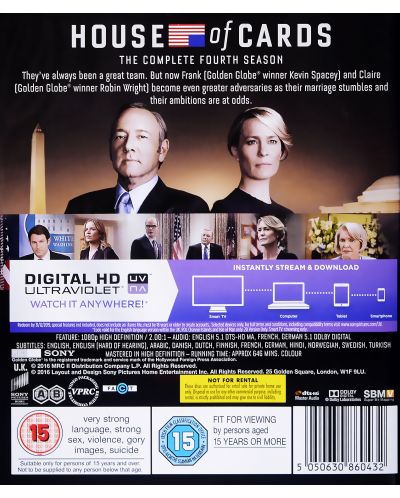 House of Cards: Season 4 (Blu-Ray) - 3