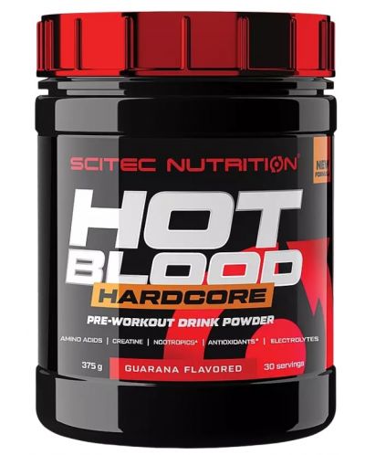 Hot Blood Hardcore, касис и годжи бери, 375 g, Scitec Nutrition - 1