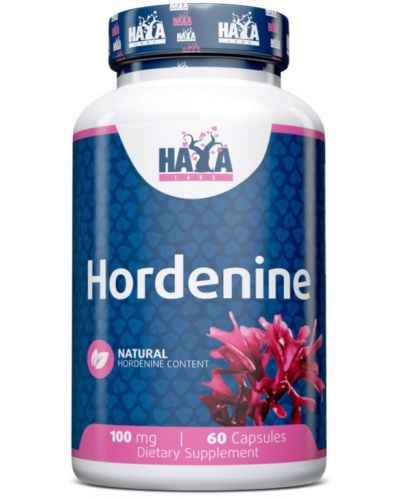 Hordenine, 100 mg, 60 капсули, Haya Labs - 1