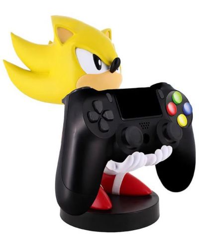 Холдер EXG Cable Guy Games: Sonic - Super Sonic, 20 cm - 2