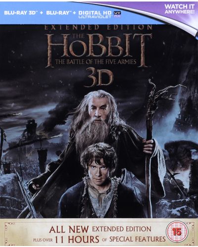 The Hobbit: The Battle Of The Five Armies - Steelbook Extended Edition 3D+2D (Blu-Ray) - 2